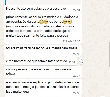 Depoimento de cliente